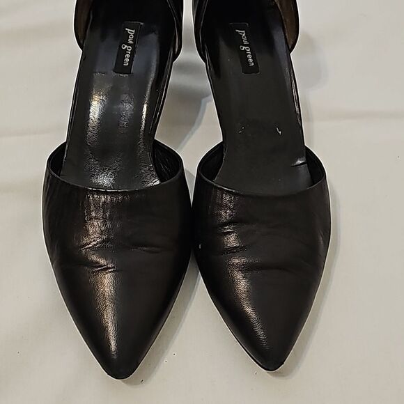 Paul Green 'Julia' Pointed Toe Pump Heel Black 10M - Picture 2 of 12